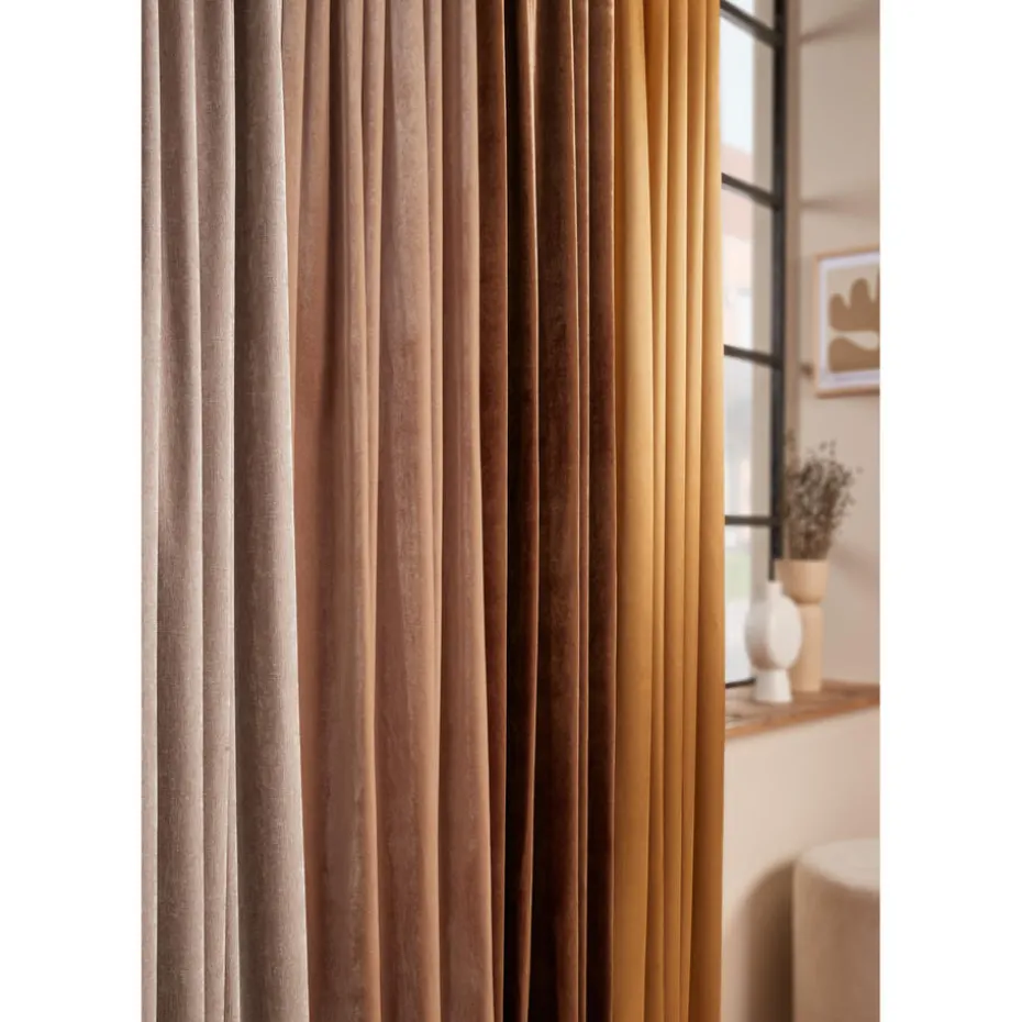 Gordijn Velours Juliet Naturel