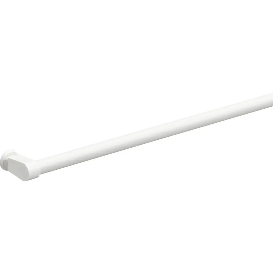 Gordijnroede 100 Cm Wit Kunststof - Ø13mm