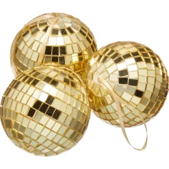 Hanger Discobal Goud - 3 Stuks