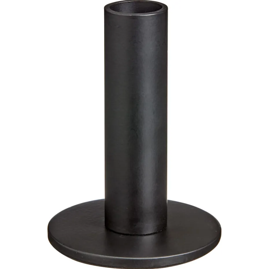 Kandelaar Lagoni Zwart - 9 Cm