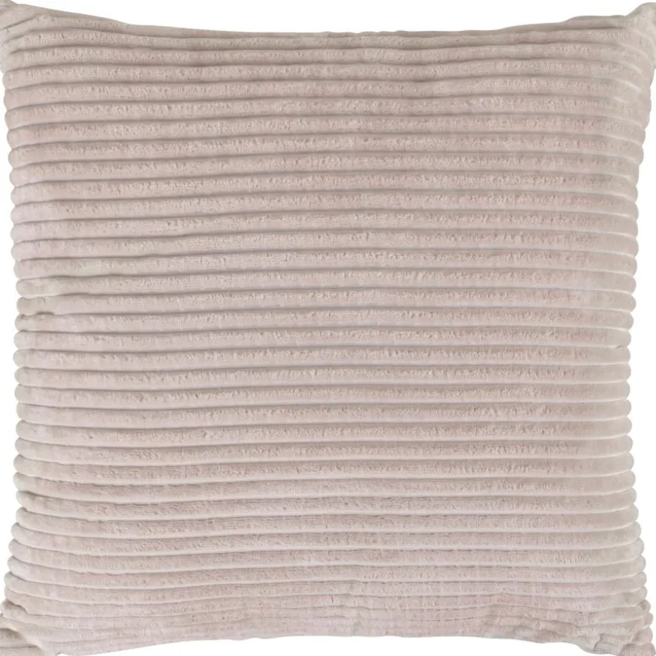 Kussen Rib Grijs 45x45 Cm