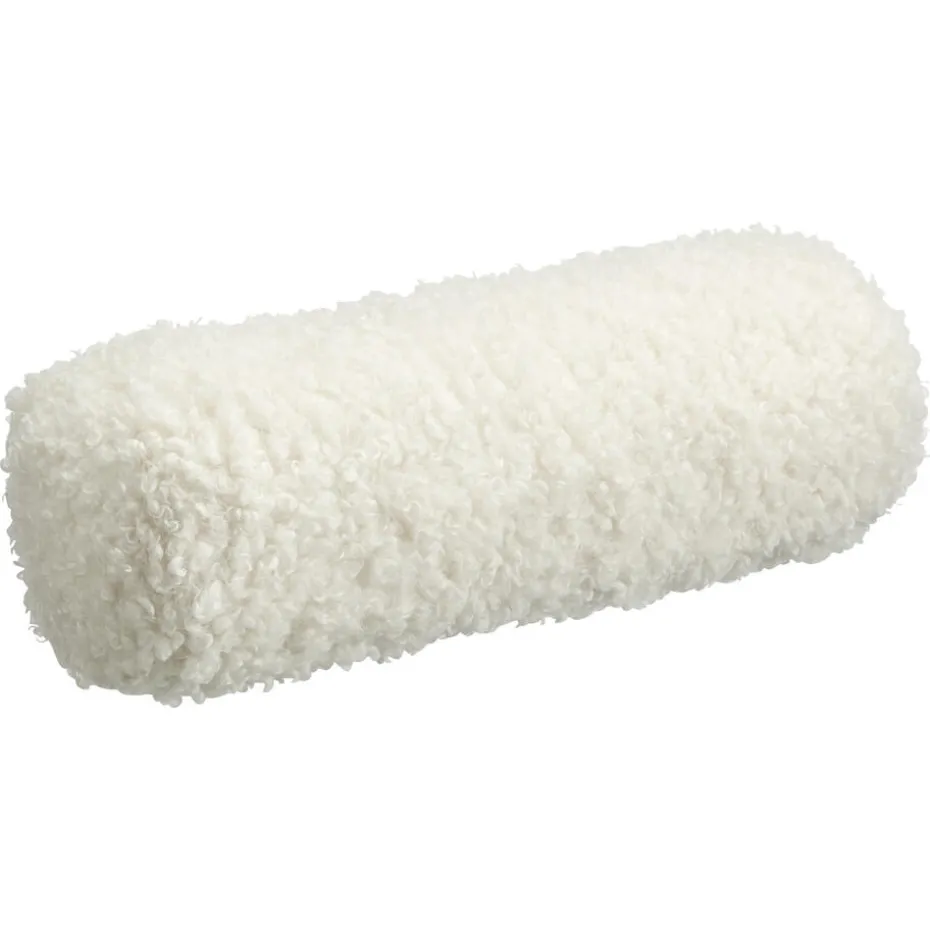 Kussenrol Teddy Off-White - 50x15 Cm