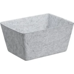 Mand Vilt Grijs 30x23x15cm