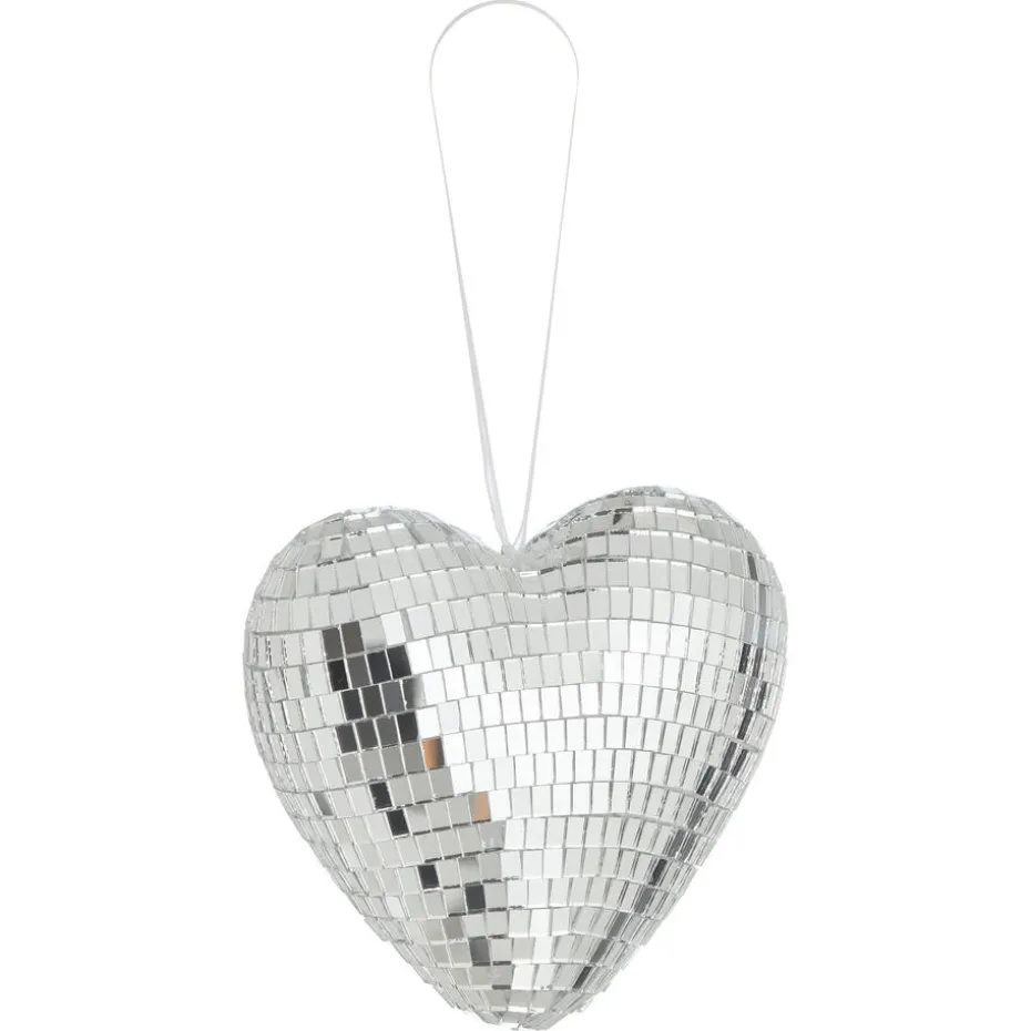 Object Hart Disco Zilver - Maat S
