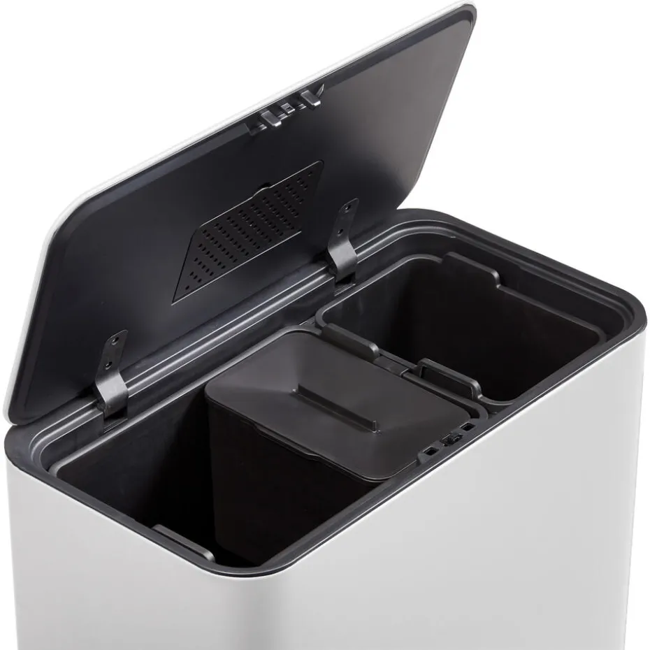 Prullenbak Op Pootjes 25+12+5 Liter Beige