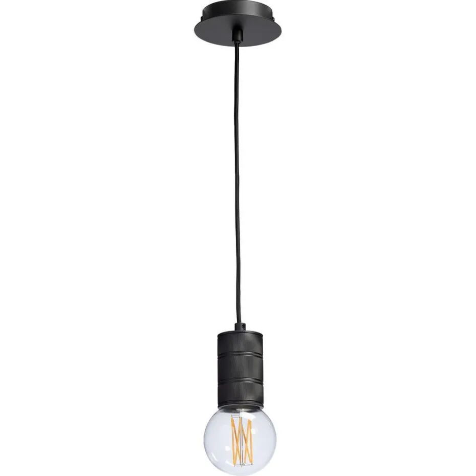 Snoerpendel Retro Zwart