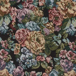 Stof Fleur Zwart
