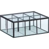 Theedoos Glas Zwart