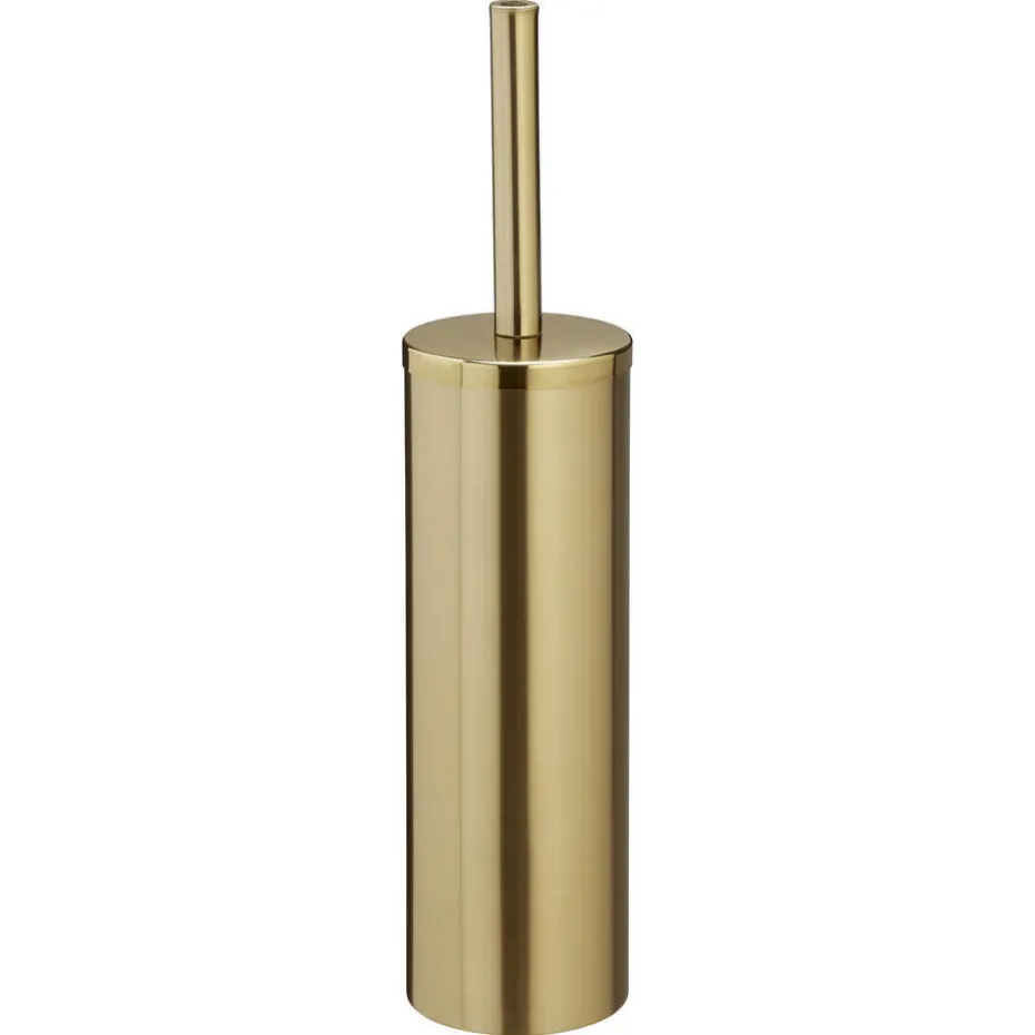 Toiletborstel Metaal Goud