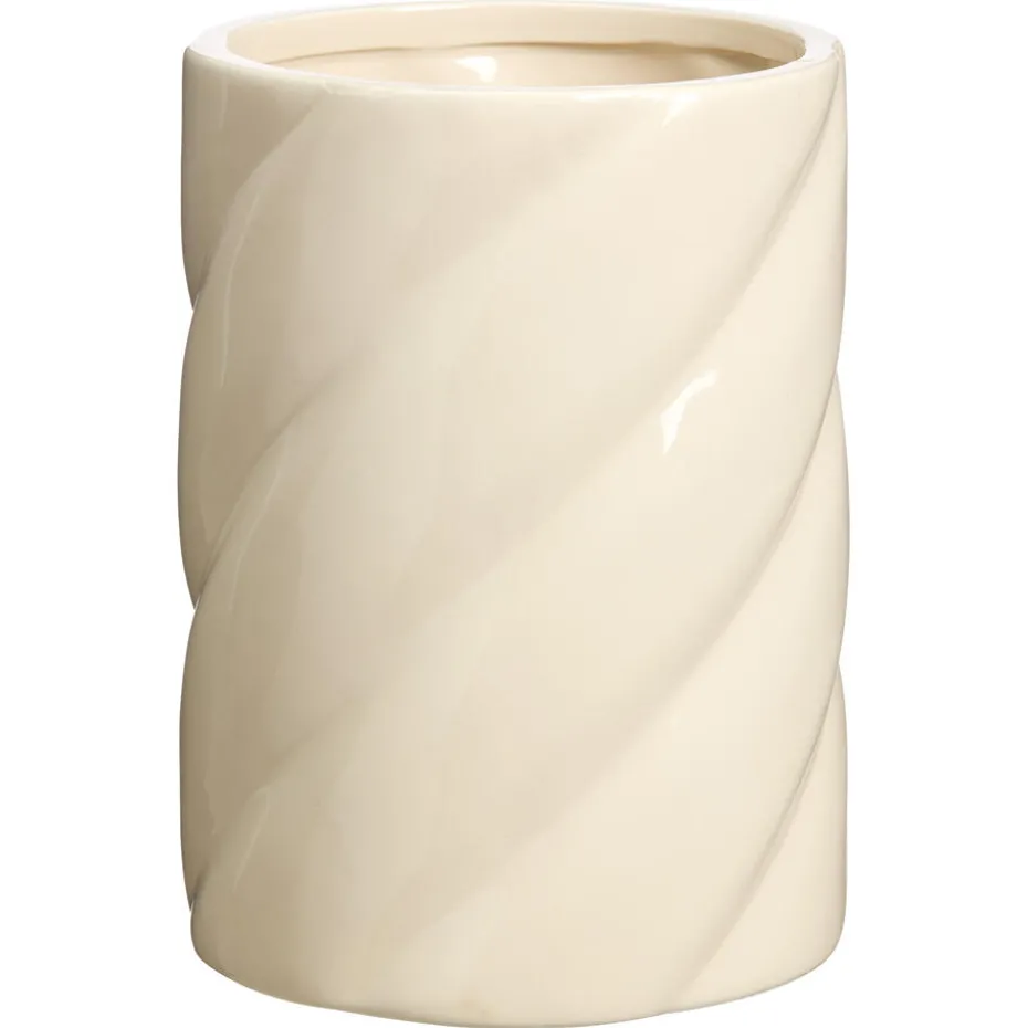 Vaas Swirl Off-White - Ø14x19 Cm 14x19 Cm
